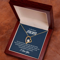 Forever Love Necklace - To My Bonus Mom I Am Grateful